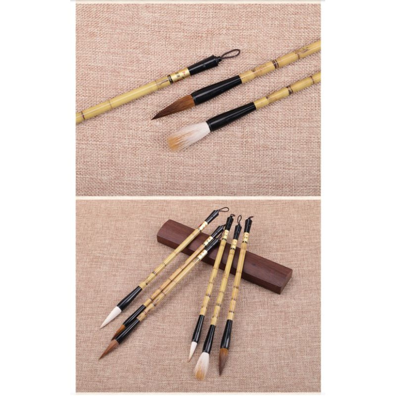 Bộ 6 bút lông viết thư pháp, thư họa